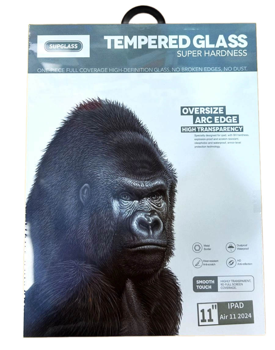 Защитное стекло SupGlass XC-20 Ipad Glass Oversize ARC Edge Transparnt Ipad Air 11" (2024)