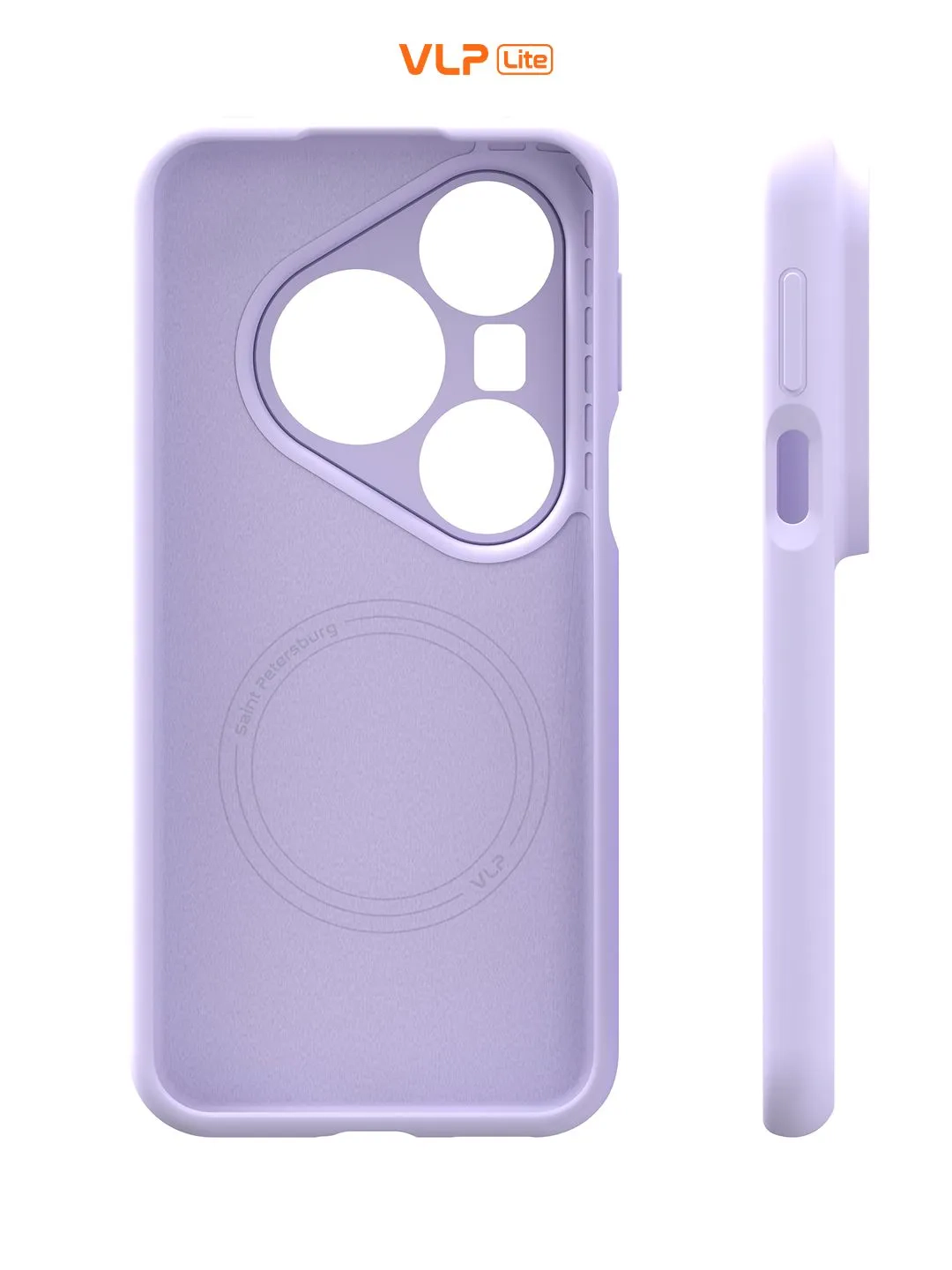 Чехол защитный VLP LITE Mist Case с MagSafe для Huawei Pura 80, Фиолетовый