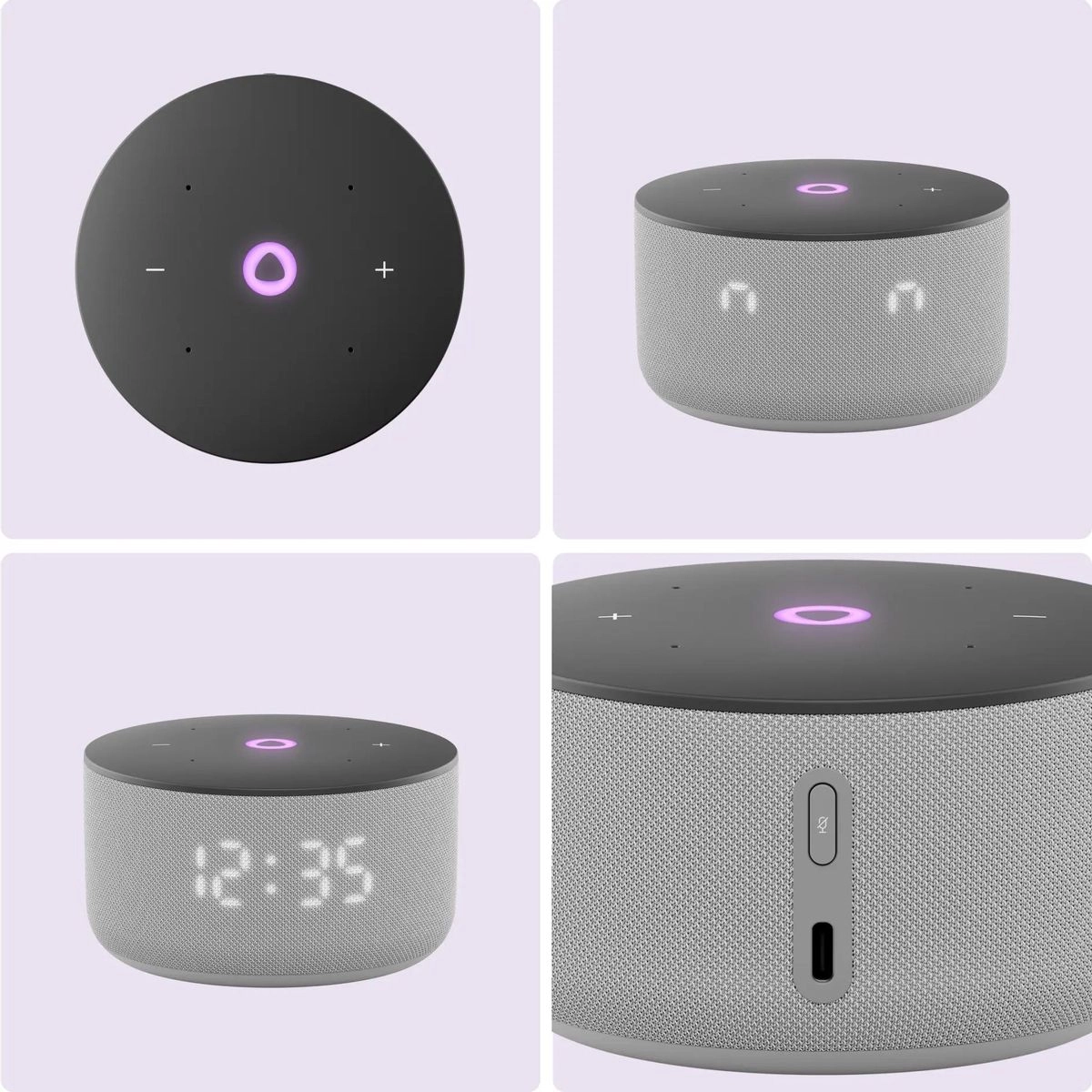 Яндекс Станция Мини 3 12 Вт, с YAaGPT, серебристый