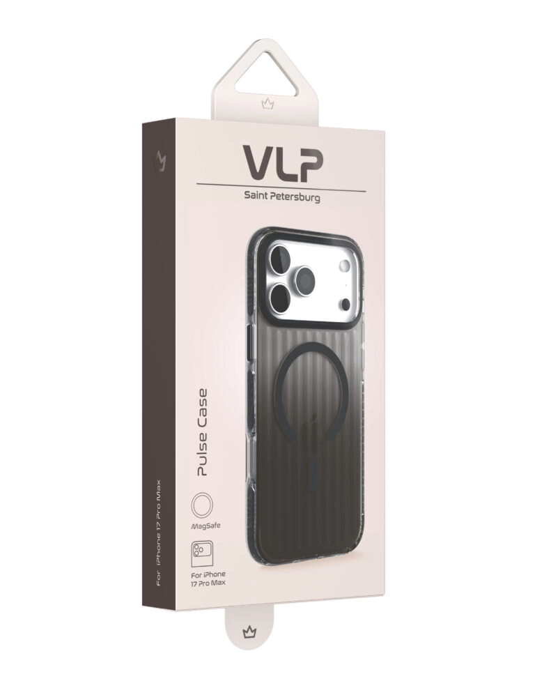 Чехол VLP Pulse Case с MagSafe для iPhone 17 Pro Max, Черный