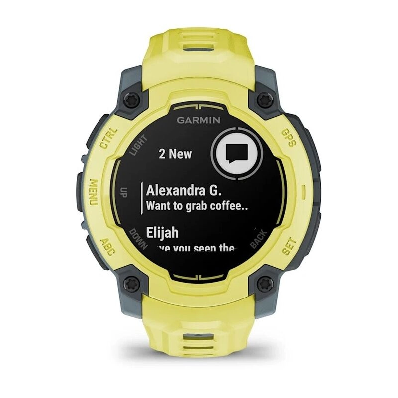 Смарт-часы Garmin Instinct E - 45 mm, Лаймовый, лаймовый силиконовый ремешок