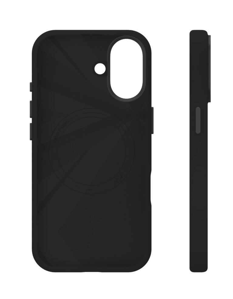 Силиконовый чехол MagSafe VLP Aster Pro Case для iPhone 17 (Чёрный | Black)