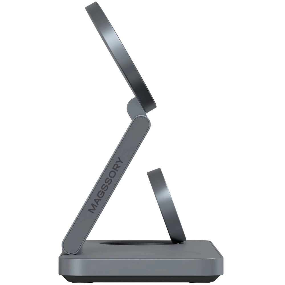 Беспроводное зарядное устройство Magssory Yoga для Samsung 3-в-1 с Qi2