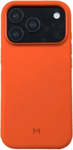 Чехол Magssory для Apple iPhone 17 Pro, силикон, с магнитами, с MagSafe, Orange
