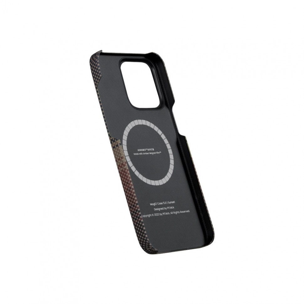 Чехол Pitaka Fusion Weaving MagEZ 5 для iPhone 15 Pro Max Sunset