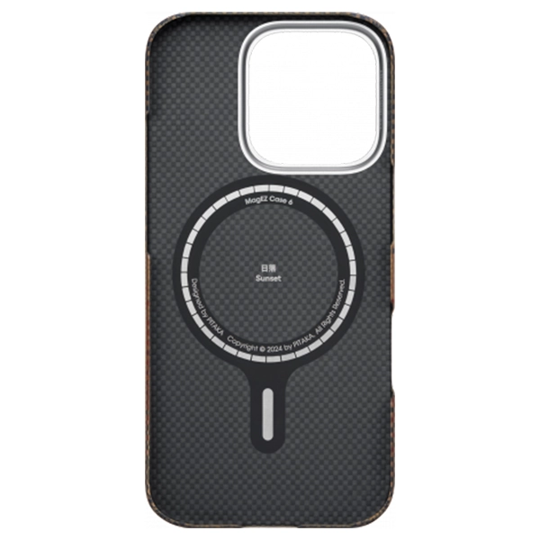 Чехол Pitaka Tactile Woven case для iPhone 16 - Sunset