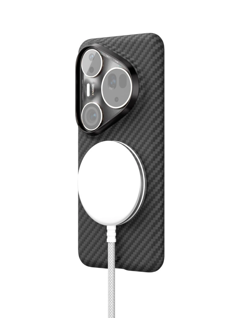 Чехол защитный VLP Kevlar Case c MagSafe для Huawei Pura 80 Ultra, черный