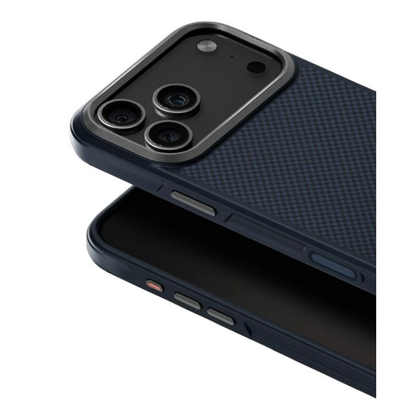 Чехол Uniq для iPhone 17 Air KEVA Kevlar Trabce Blue (MagSafe)