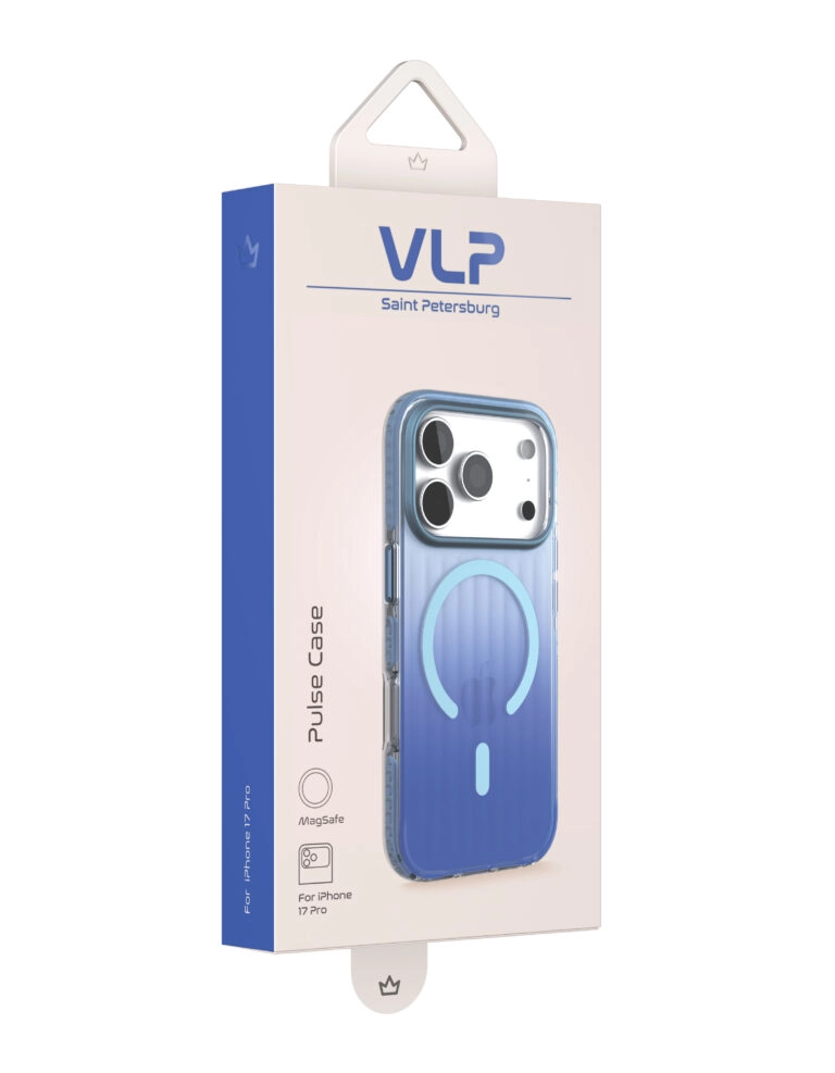 Чехол VLP Pulse Case с MagSafe для iPhone 17 Pro, Синий