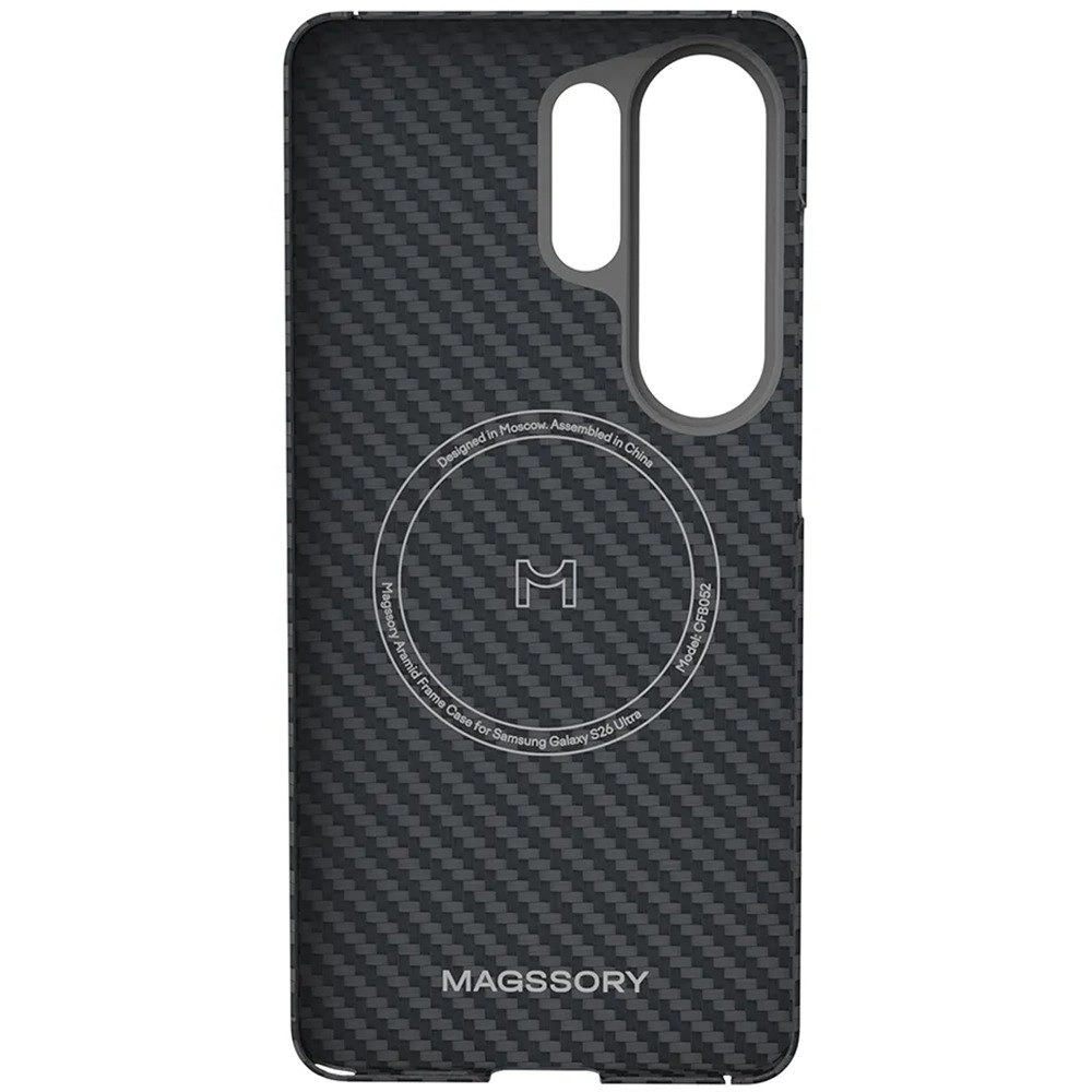 Чехол Magssory Aramid Zero для Samsung Galaxy S26 Ultra черный