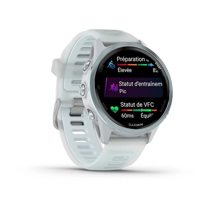 Смарт-часы Garmin Forerunner 570 - 42 mm, Облачно-голубой алюминий с облачно-голубым ремешком