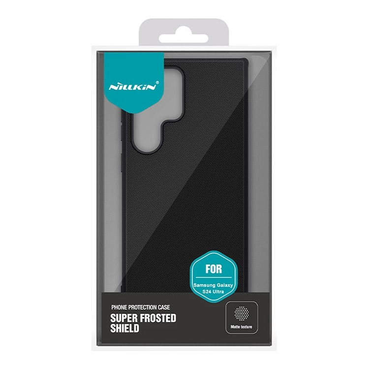 Чехол Nillkin для Samsung S24 Ultra Frosted Shield Pro, Черный