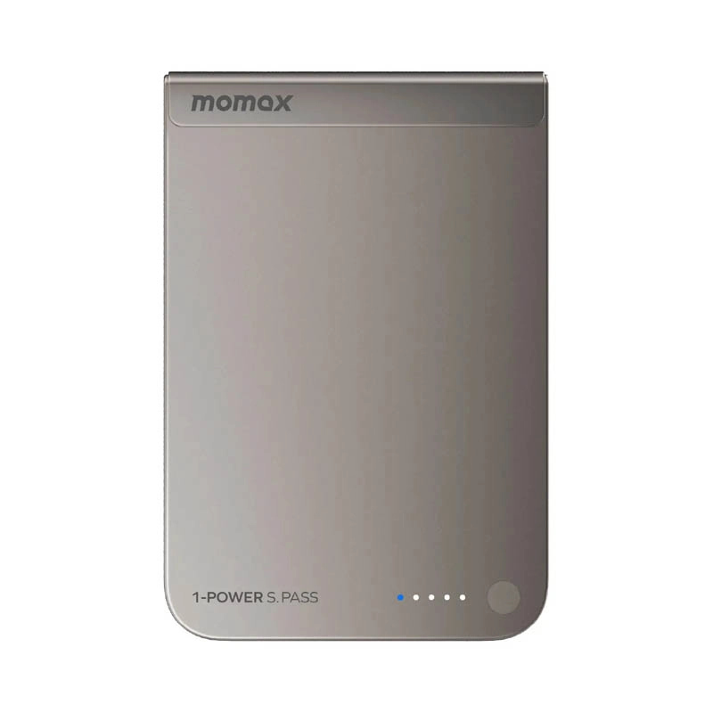 Внешний аккумулятор Momax 1-Power S.Pass 5000mAh, Серебристый