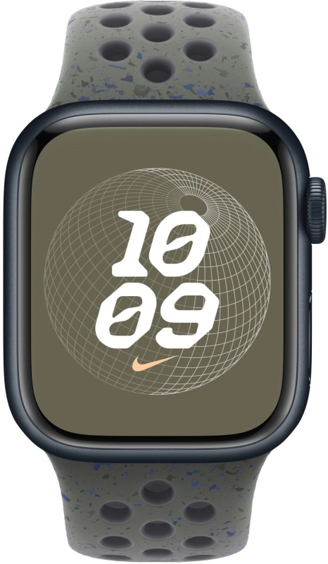 Ремешок для Apple Watch силиконовый Cargo Khaki Nike Sport Band Size S/M (MUUV3)
