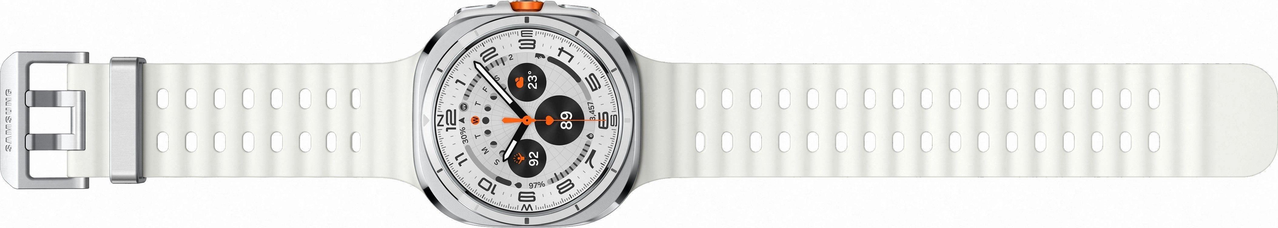 Смарт-часы Samsung Galaxy Watch Ultra (2024) - 47 mm (SM-L705) Titanium White (белый ремешок)