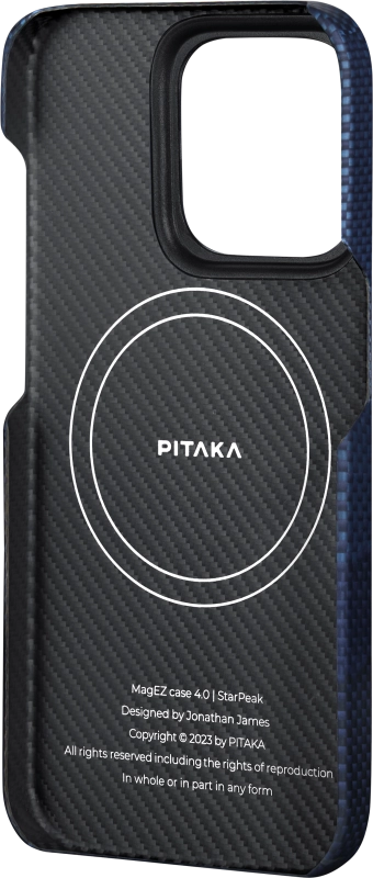 Чехол Pitaka MagEZ 4 StarPeak для iPhone 15 Pro, Кевлар, Over The Horizon