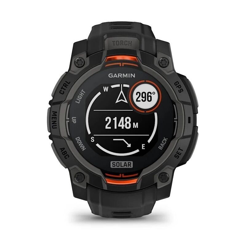 Смарт-часы Garmin Instinct 3 - 45 mm, Solar, Черный, черный ремешок