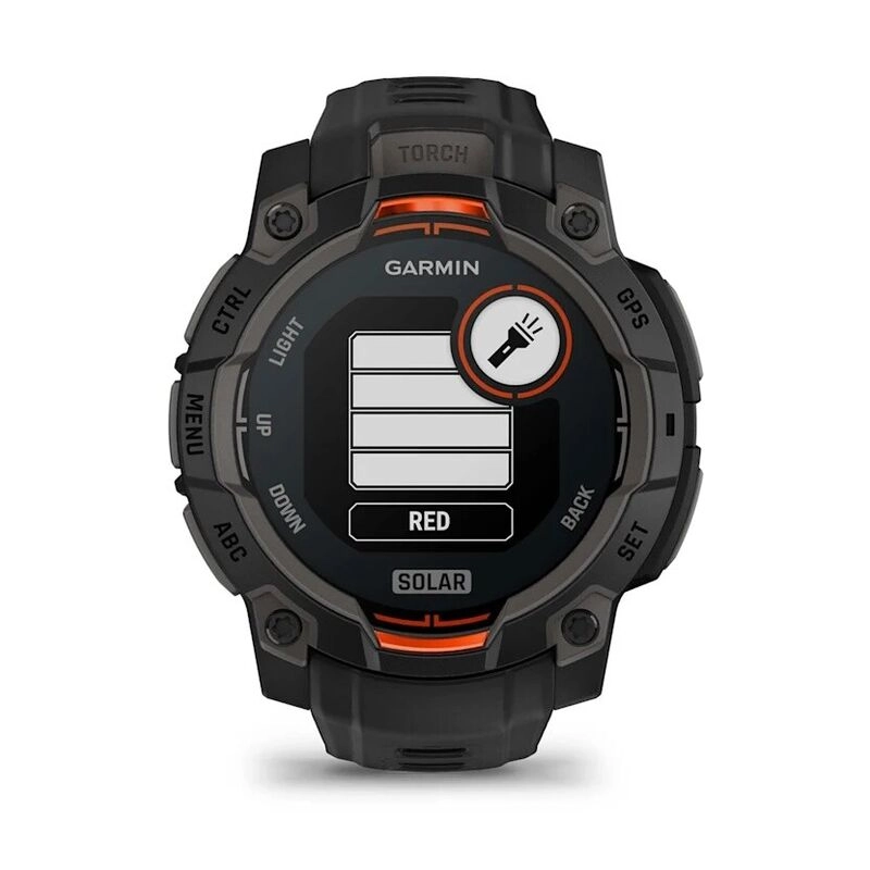 Смарт-часы Garmin Instinct 3 - 45 mm, Solar, Черный, черный ремешок