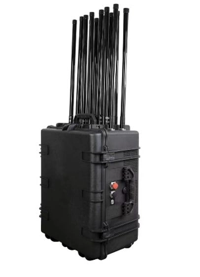 Подавитель дронов "Гром" 14 каналов 800W, Пластиковый кейс