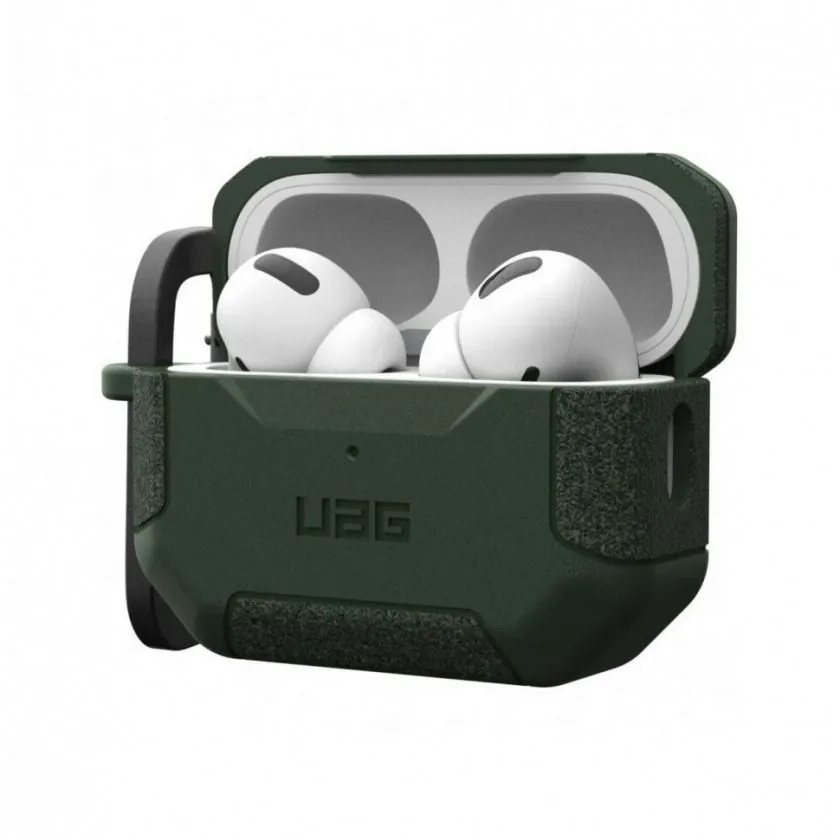 Чехол + карабин UAG Scout Case для Apple AirPods Pro 2 Оливковый