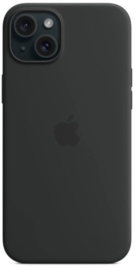 Чехол для iPhone 15 Plus Силиконовый Черный