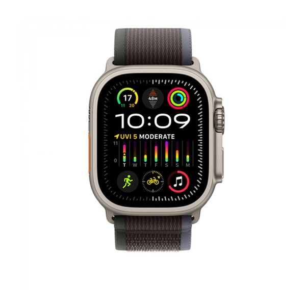 Ремешок для Apple Watch 49mm Trail Loop (S/M) - Сине-черный (MT613)