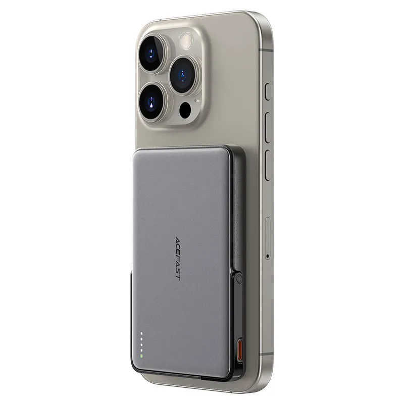 Внешний аккумулятор ACEFAST M16 PD18W 5000 Ач, с беспроводной зарядкой и подставкой