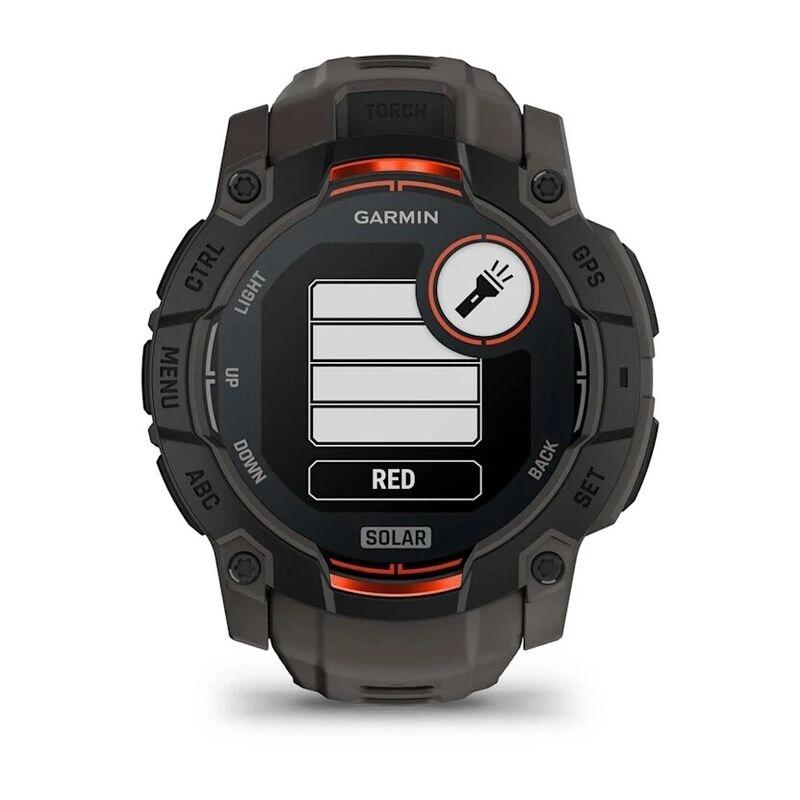 Смарт-часы Garmin Instinct 3 - 50 mm, Solar, Черный, угольно-черный ремешок
