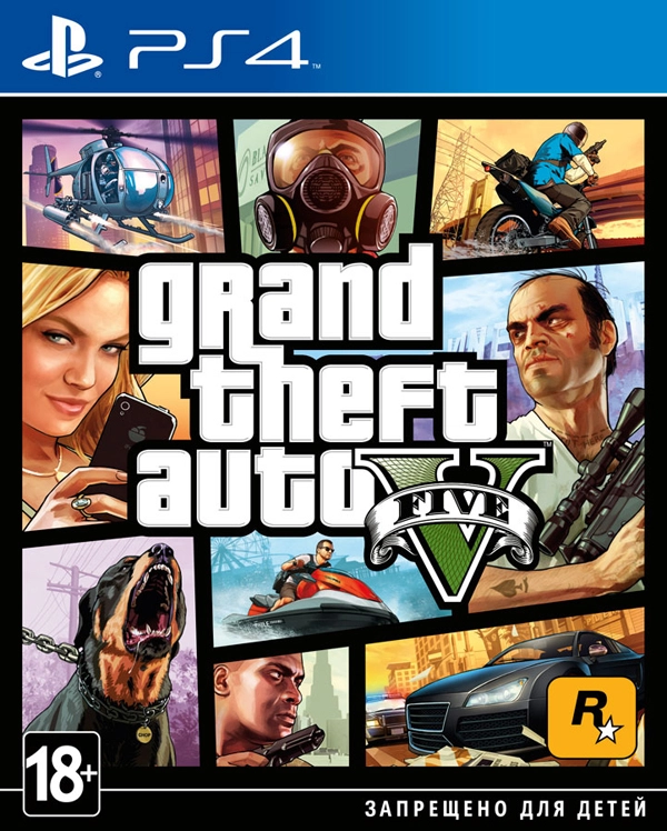 Игра Grand Theft Auto V Стандартное издание (PS4)