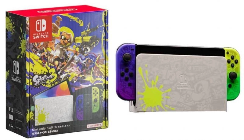 Портативная игровая консоль Nintendo Switch (OLED-модель) Splatoon 3 Edition