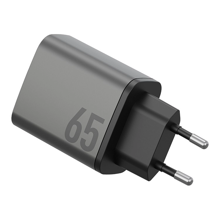 Сетевое зарядное устройство EnergEA Ampcharge GaN 65w, 2USB-C + USB-A PD/PPS/QC3.0, 65 Вт