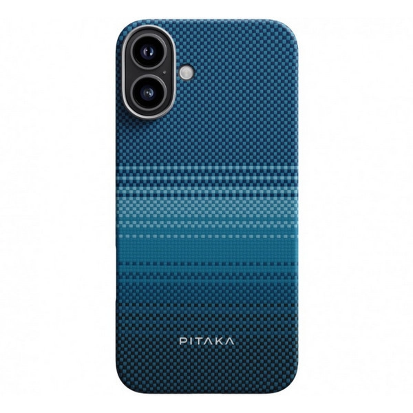 Чехол Pitaka Tactile Woven Case для iPhone 16 - Moonrise (KI1601M)