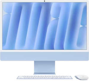 Моноблок Apple iMac 24" M4 (2024) Retina 4,5K 10C CPU/10С GPU, 16 GB RAM, 256 GB SSD, Blue