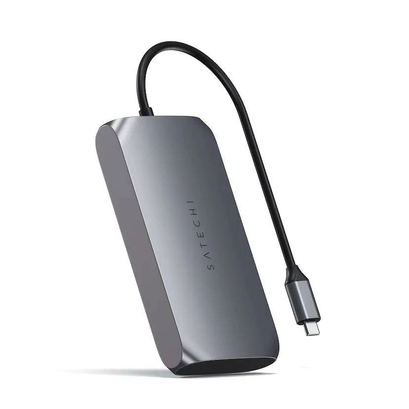 Адаптер Satechi USB-C Multimedia adapter M1, серый ST-UCM1HM