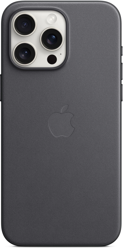 Чехол Apple MagSafe FineWoven для iPhone 15 Pro Max, Черный
