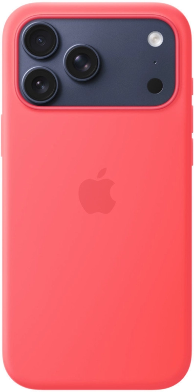 Чехол Apple для iPhone 17 Pro Max Silicone MagSafe, ярка гуава
