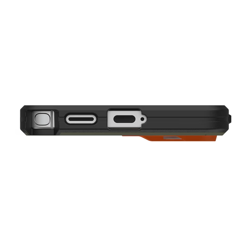 Чехол MagSafe UAG Civilian для Samsung Galaxy S26 Ultra Оливковый/Оранжевый