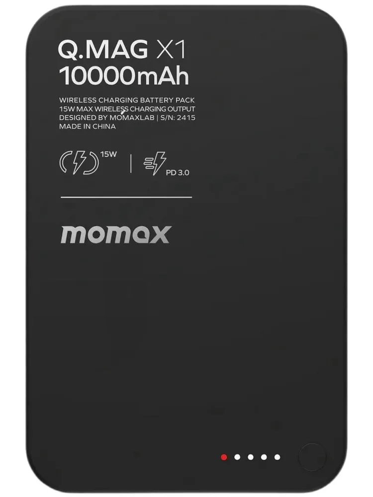 Внешний аккумулятор Momax Q.Mag X1 10000mAh Черный