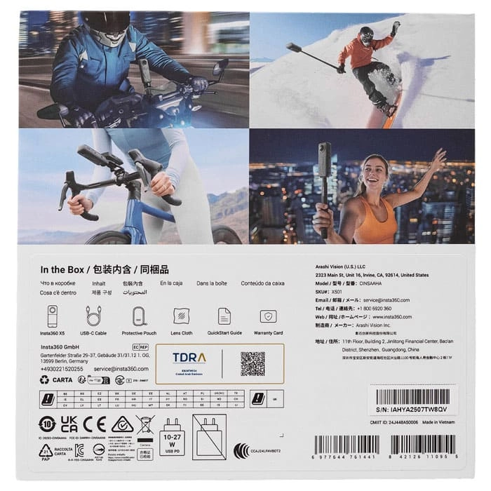 Экшн-камера Insta360 X5