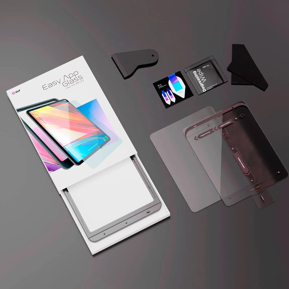 Защитное стекло VLP Easy App Glass для iPad Pro 11" M4  с аппликатором