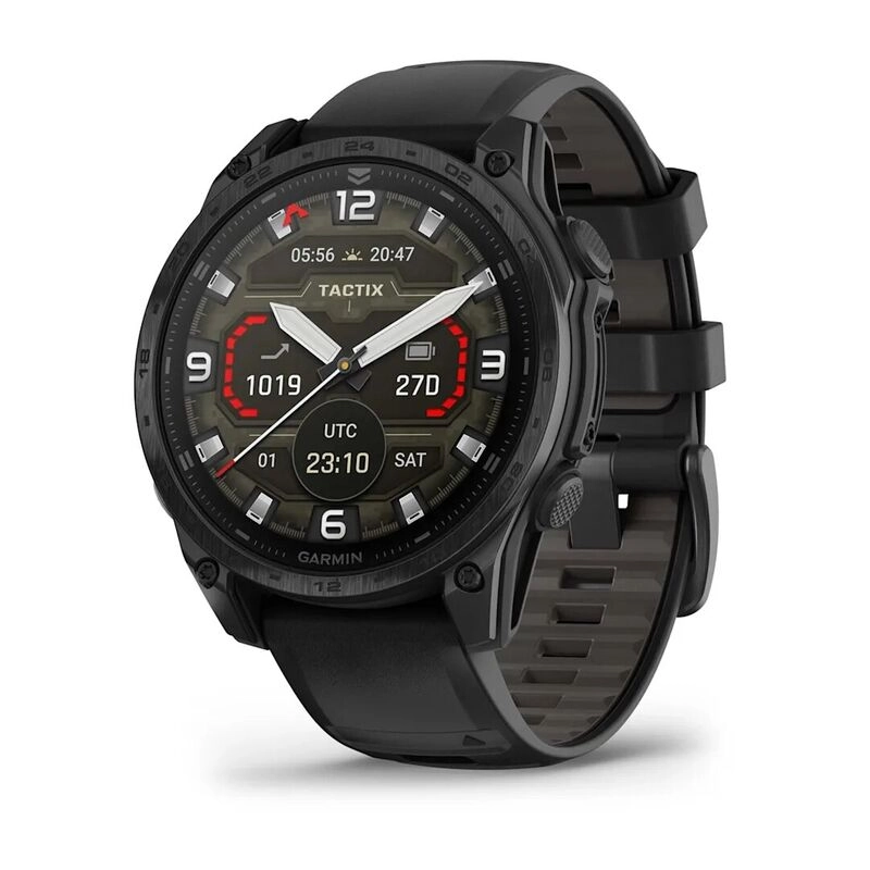 Смарт-часы Garmin Tactix 8 Amoled Sapphire, AB Ultralight - 47 mm, Черный с черным ремешком (010-03405-00)