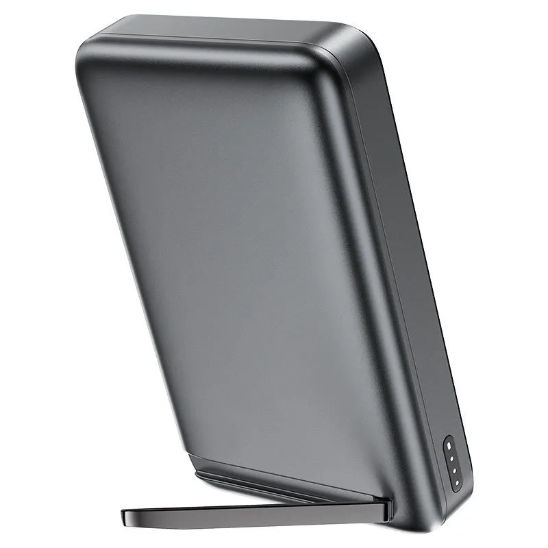 Внешний беспроводной магнитный аккумулятор AceFast M11, 10000 mah, с беспроводной зарядкой и подставкой