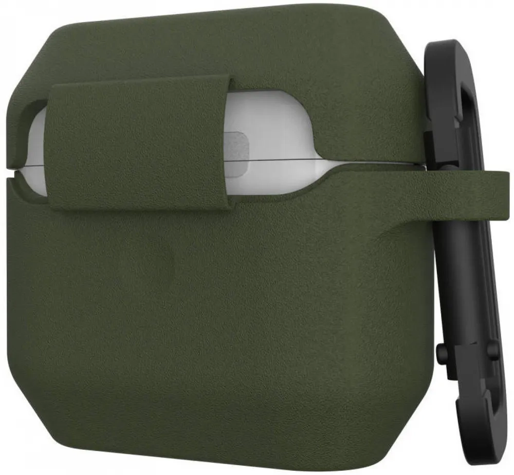 Чехол + карабин UAG Scout Case для Apple AirPods 3 Оливковый