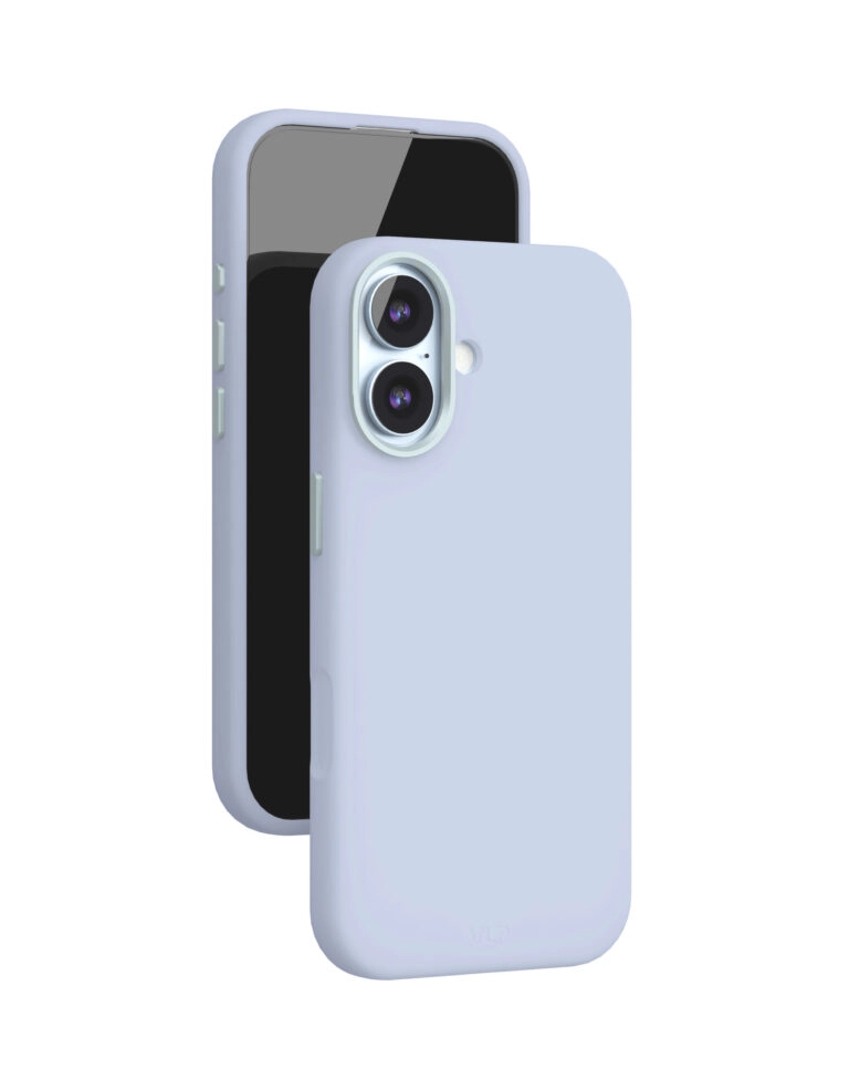 Силиконовый чехол MagSafe VLP Aster Pro Case для iPhone 17,  (Голубой | Light Blue)