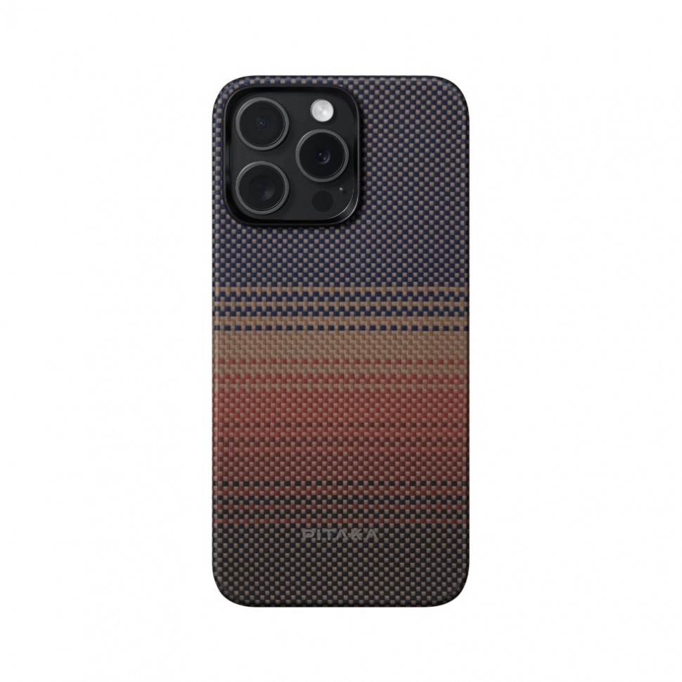 Чехол Pitaka Fusion Weaving MagEZ 5 для iPhone 15 Pro Max Sunset