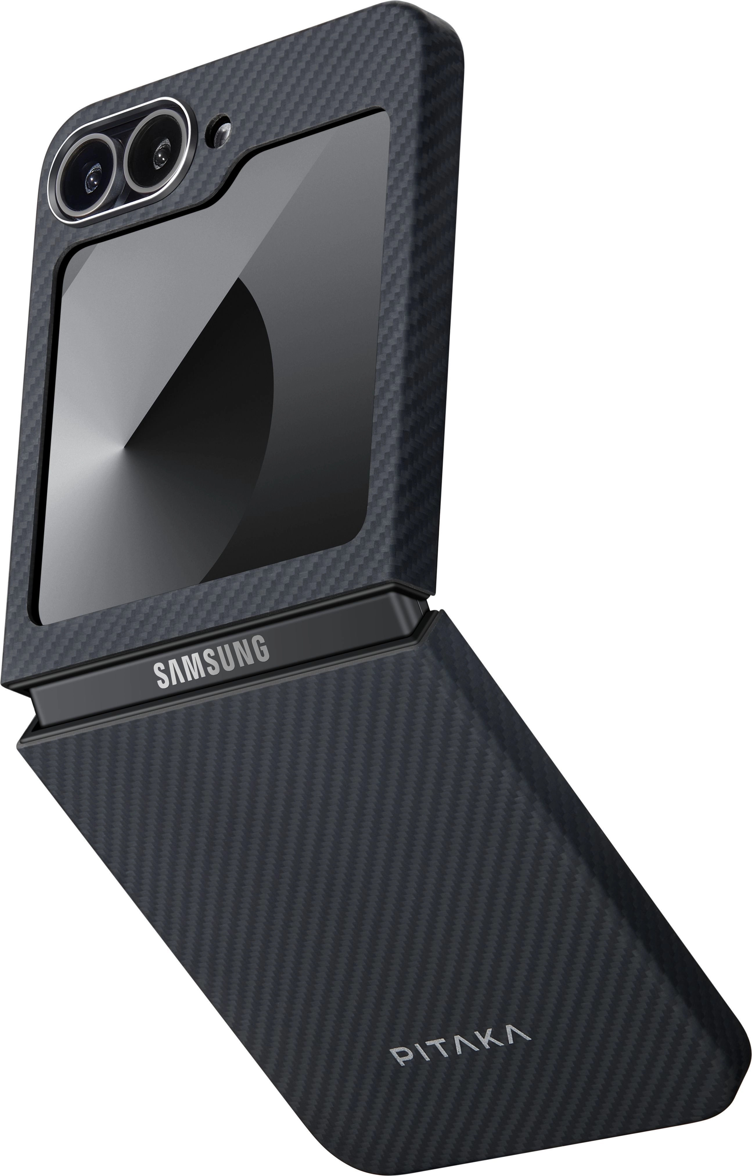 Чехол Pitaka Fusion Weaving MagEZ Case 5 для Samsung Z Flip6 черный