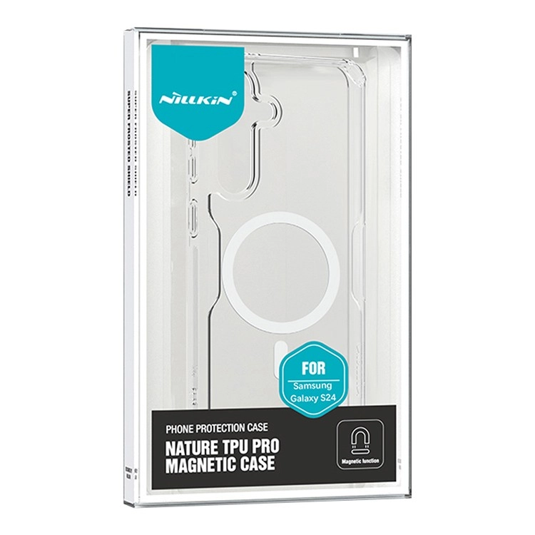 Чехол Nillkin для Samsung S24 Nature Термополиуретан Pro Magnetic White