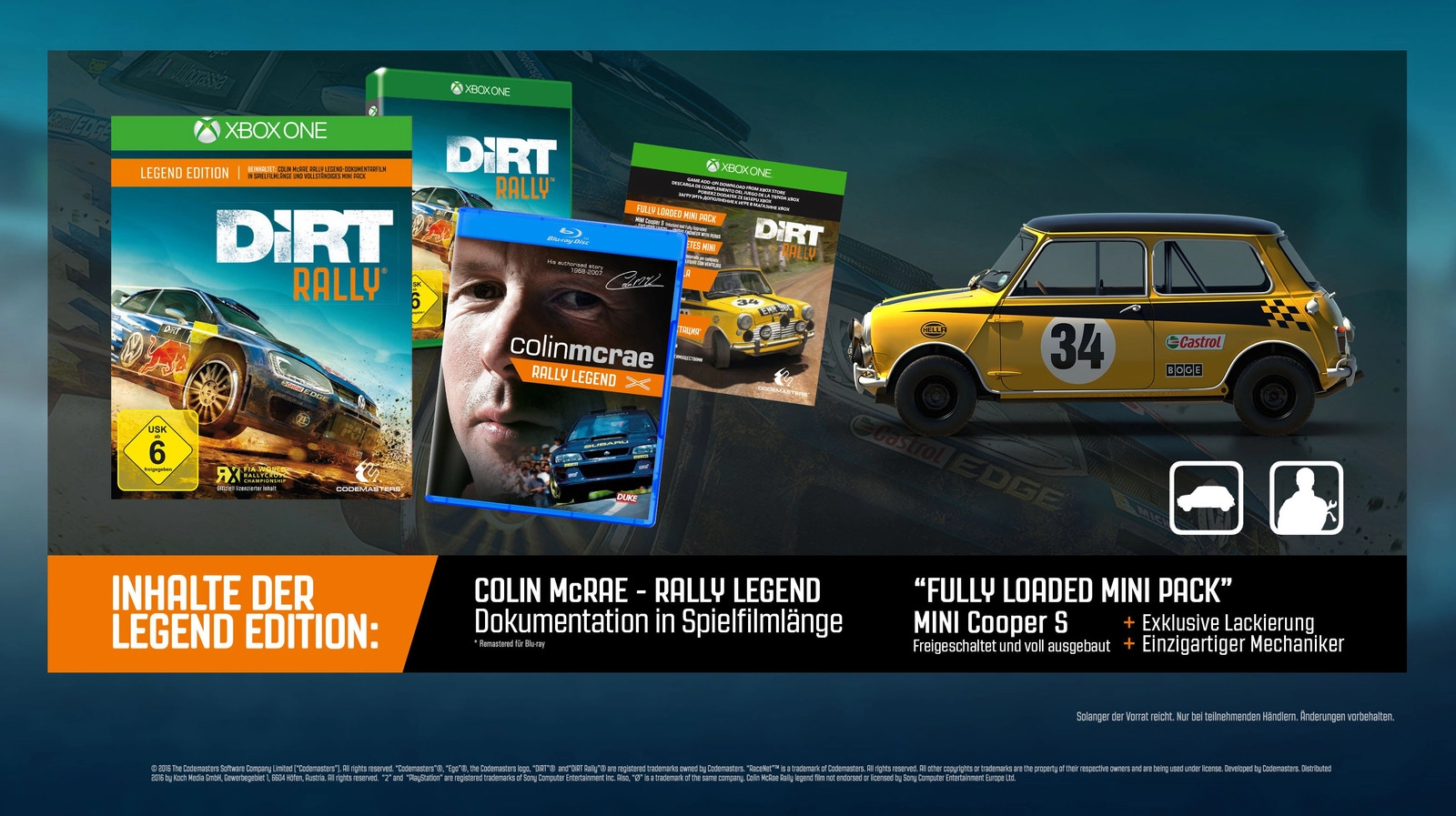 Игра Codemasters Dirt Rally Legend Edition (русская версия) (Xbox One/Series X)