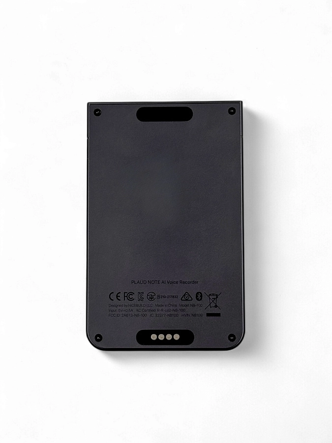 Диктофон Plaud Note с ChatGPT, 64 ГБ (Black | Черный)