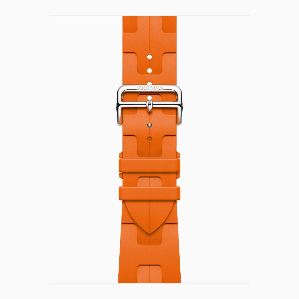 Смарт-часы Apple Watch S11 Hermes - 46 mm ремешок Kilim Single Tour Orange